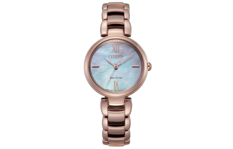 

CITIZEN Часы Ecology Drive Collection Solar Quartz Movement Stainless Steel Strap Watch Women's Watch Gold Dial EM0532 85D