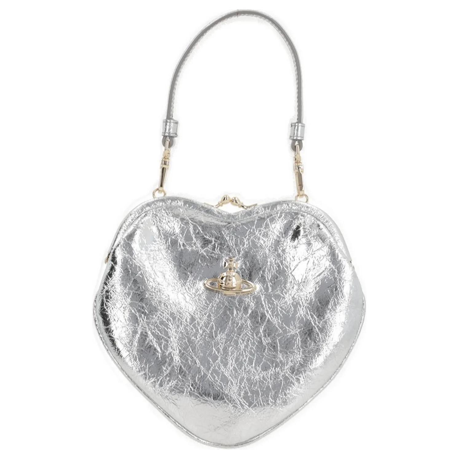 

Vivienne Westwood Сумка-тоут с металлическим эффектом и орнаментом