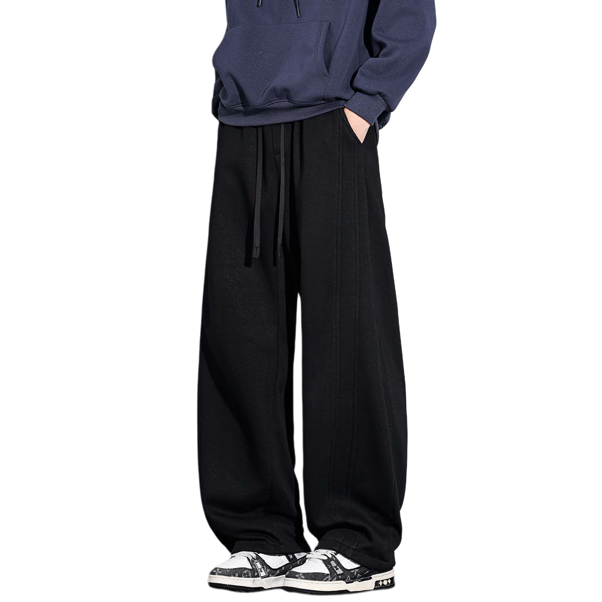 

Брюки Casual Leisure Collection Unisex Jeep, черный fleece-lined