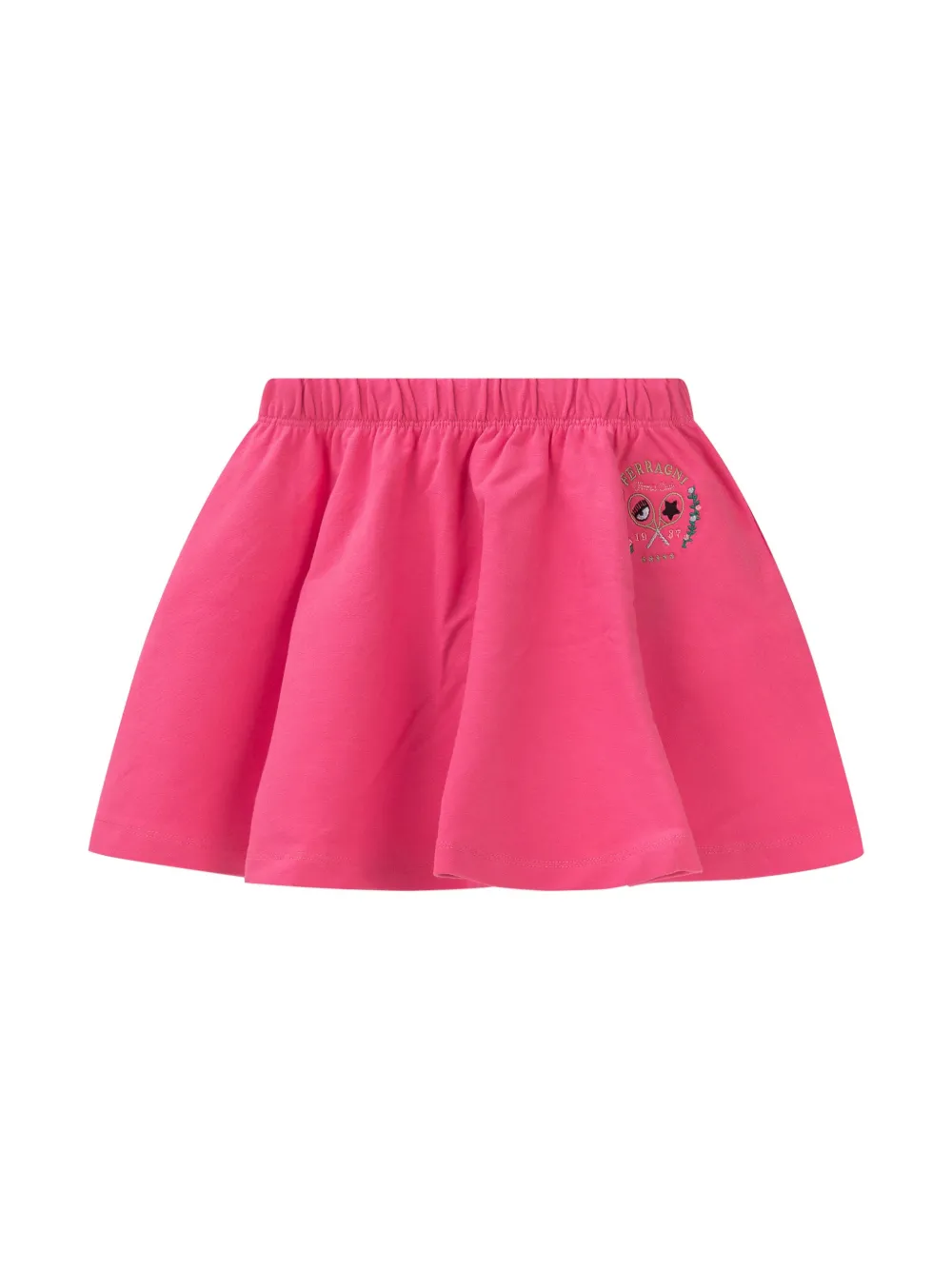 

Юбка с логотипом Chiara Ferragni Kids, розовый
