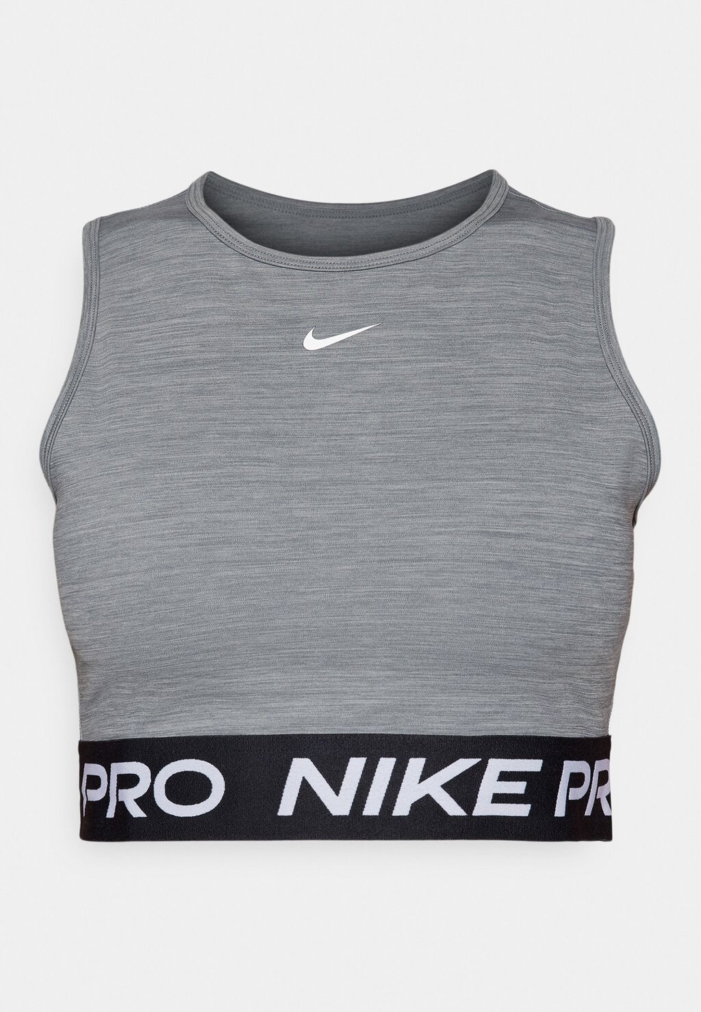 Топ PRO CROP TANK Nike, серый — фото 2