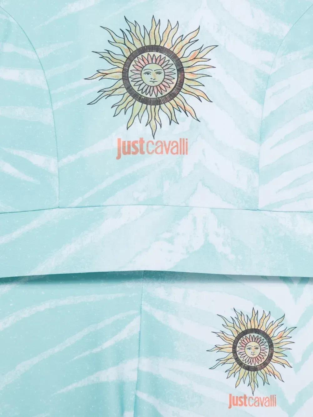 Спортивный костюм с тигровым узором Just Cavalli, синий — фото 3