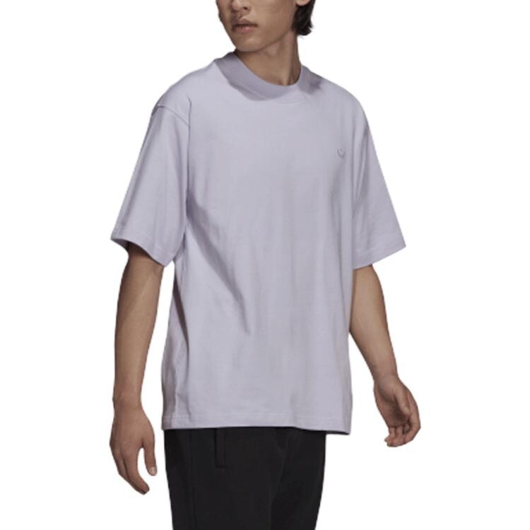 Футболка Adicolor унисекс сиреневая Adidas Originals, светло-фиолетовый — фото 4