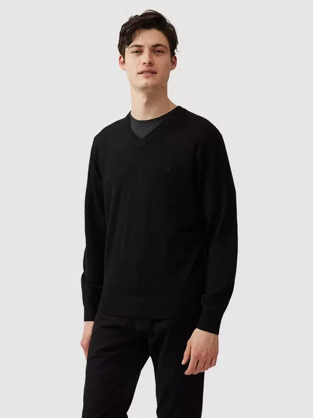 

Джемпер Rodd & Gunn Phoenix New Zealand Merino V-neck, цвет noir