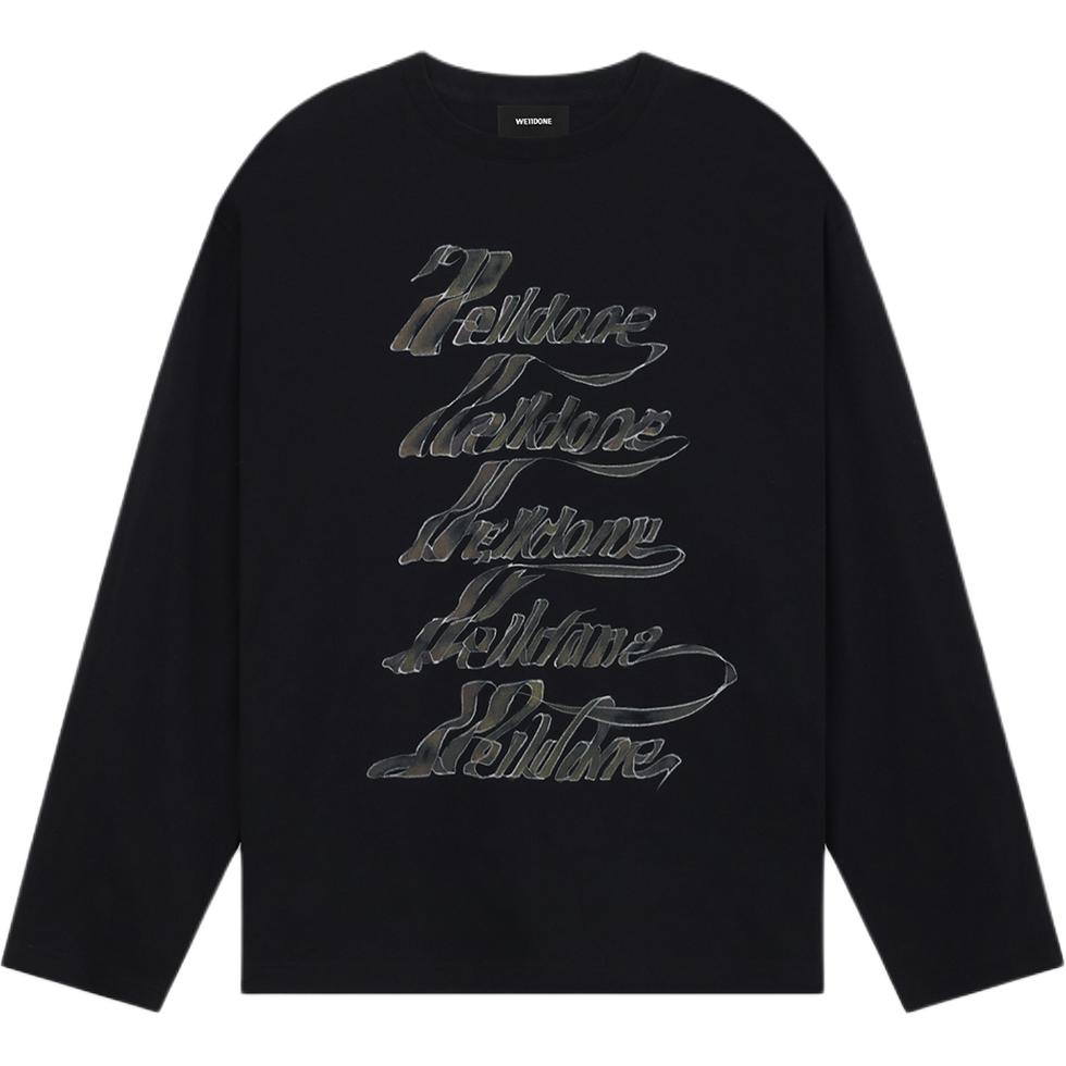 

We11Done Футболки унисекс, черные, с круглым вырезом, прямого кроя, Черный, We11Done Футболки унисекс, черные, с круглым вырезом, прямого кроя