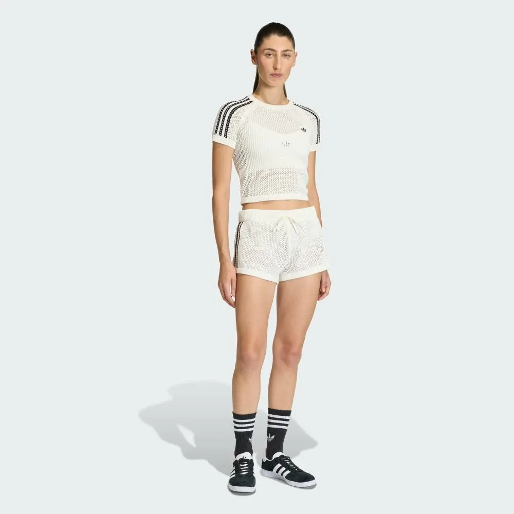 Вязаная футболка Adidas в калифорнийском стиле Adidas, white — фото 3
