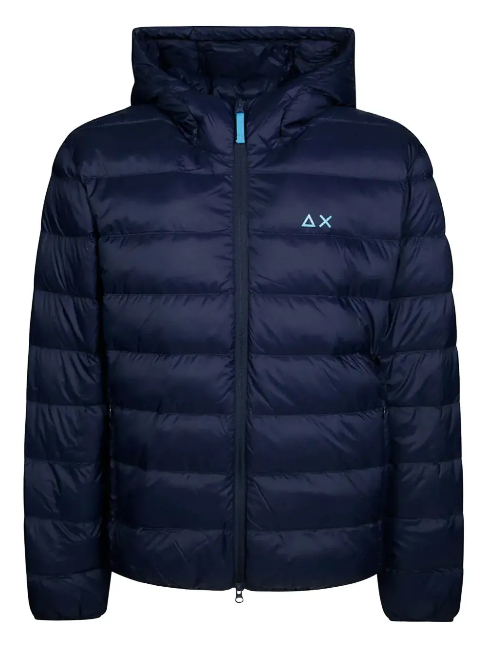 

Пуховик с капюшоном Sun68, синий