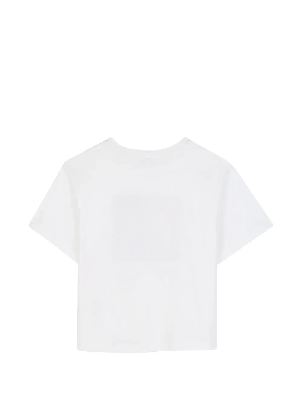 Футболка с логотипом и украшениями Lanvin Enfant, белый — фото 2