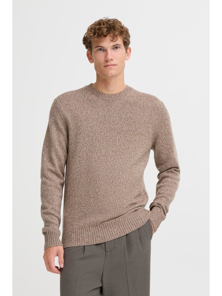 

CASUAL FRIDAY Вязаный свитер CFAnte коричневого цвета