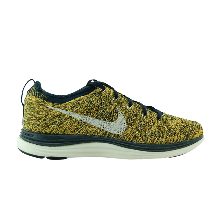

Кроссовки Nike Wmns Flyknit Lunar1+ 'Obsidian Orange', оранжевый