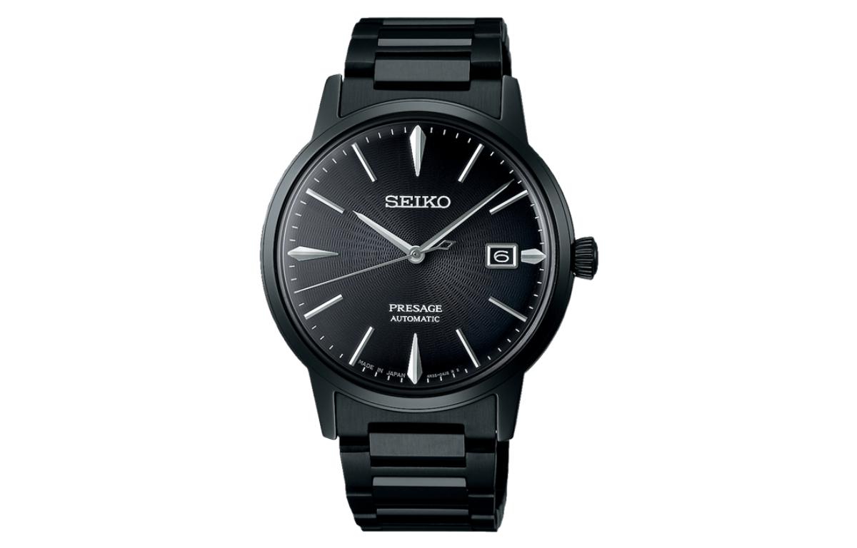 

SEIKO Часы Presage Series с механическим механизмом, ремешком из нержавеющей стали, мужские, зеленый циферблат, SRPJ15J1