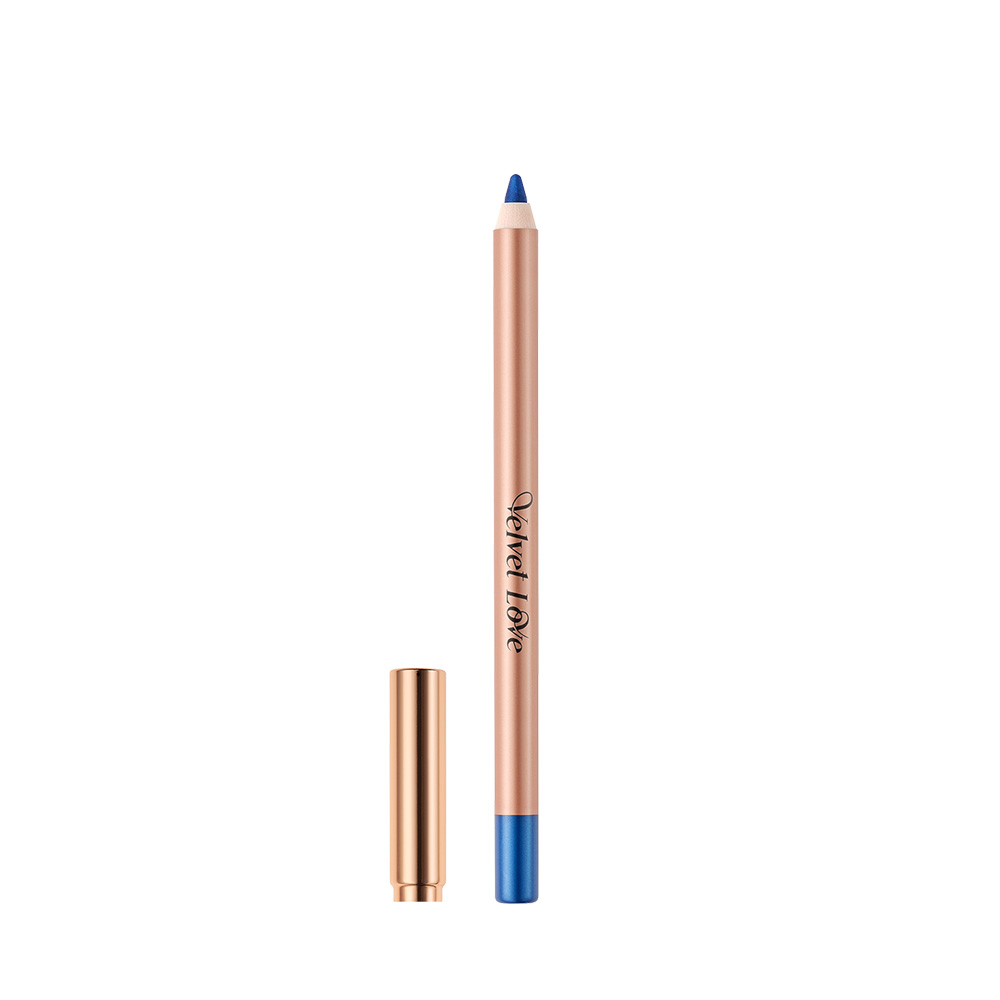 

Подводка для глаз velvet love eyeliner pencil Zoeva, цвет metallic marine blue, вес 1.2 гр.