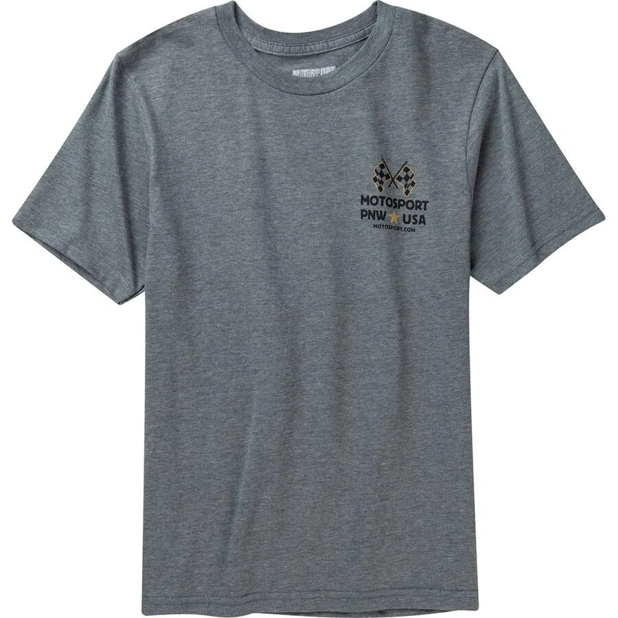 Молодежная футболка PNW USA Motosport, Athletic Heather