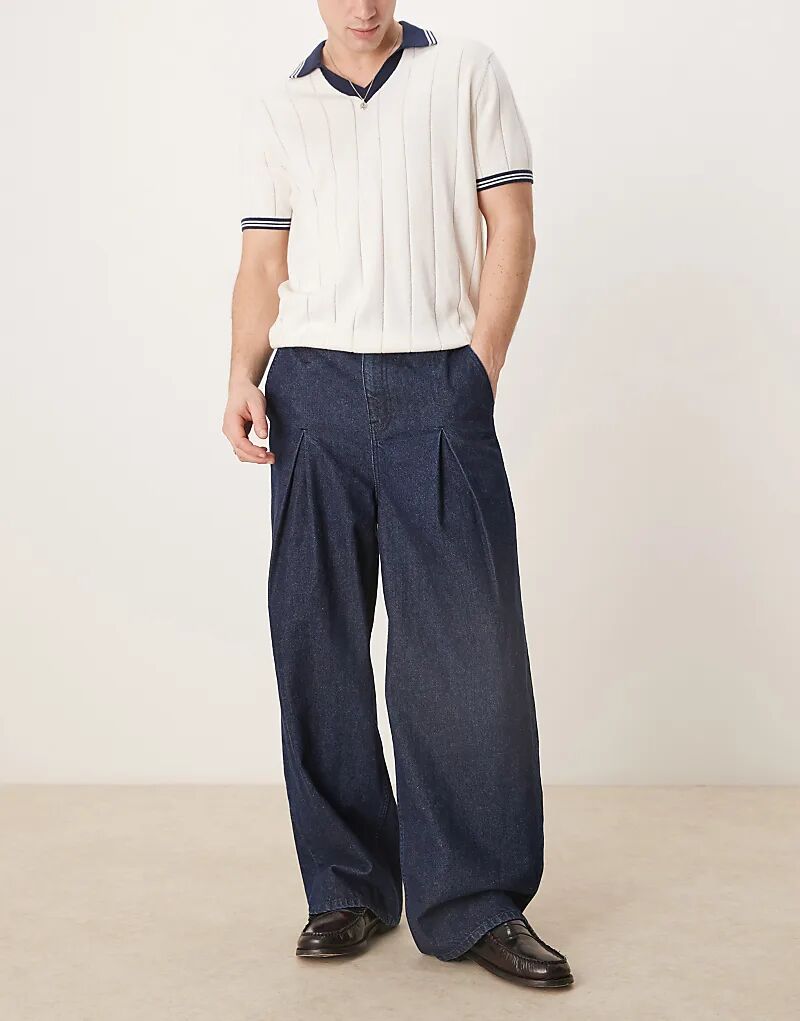 

Широкие джинсы-баллоны ASOS DESIGN со складками