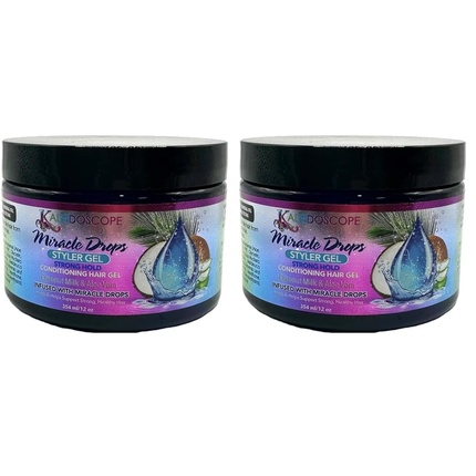 

Гель для волос Miracle Drops Styling Gel Strong Hold Conditioning 12oz