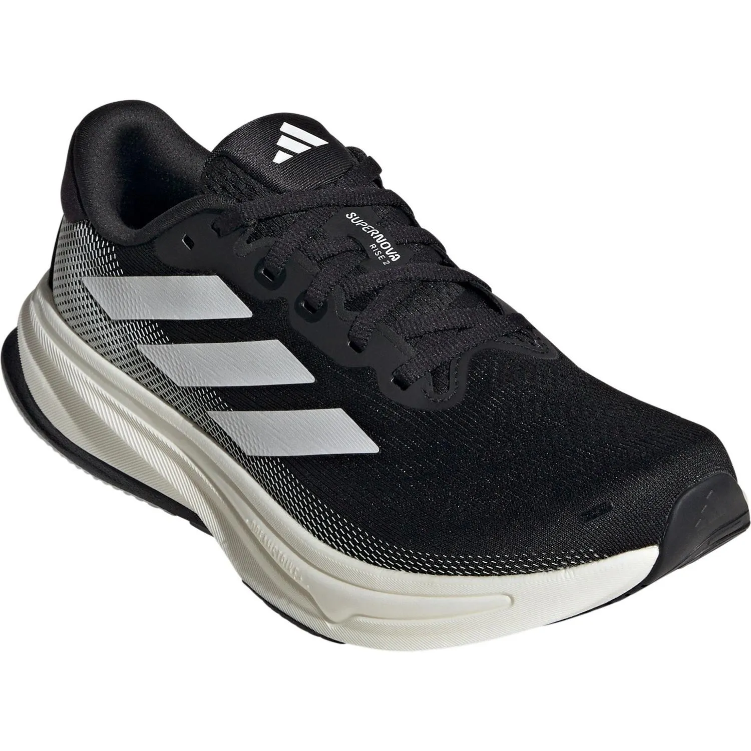 Женские кроссовки Supernova Rise 2 для бега по дороге adidas, Core Black/Zero Met/Crystal — фото 3