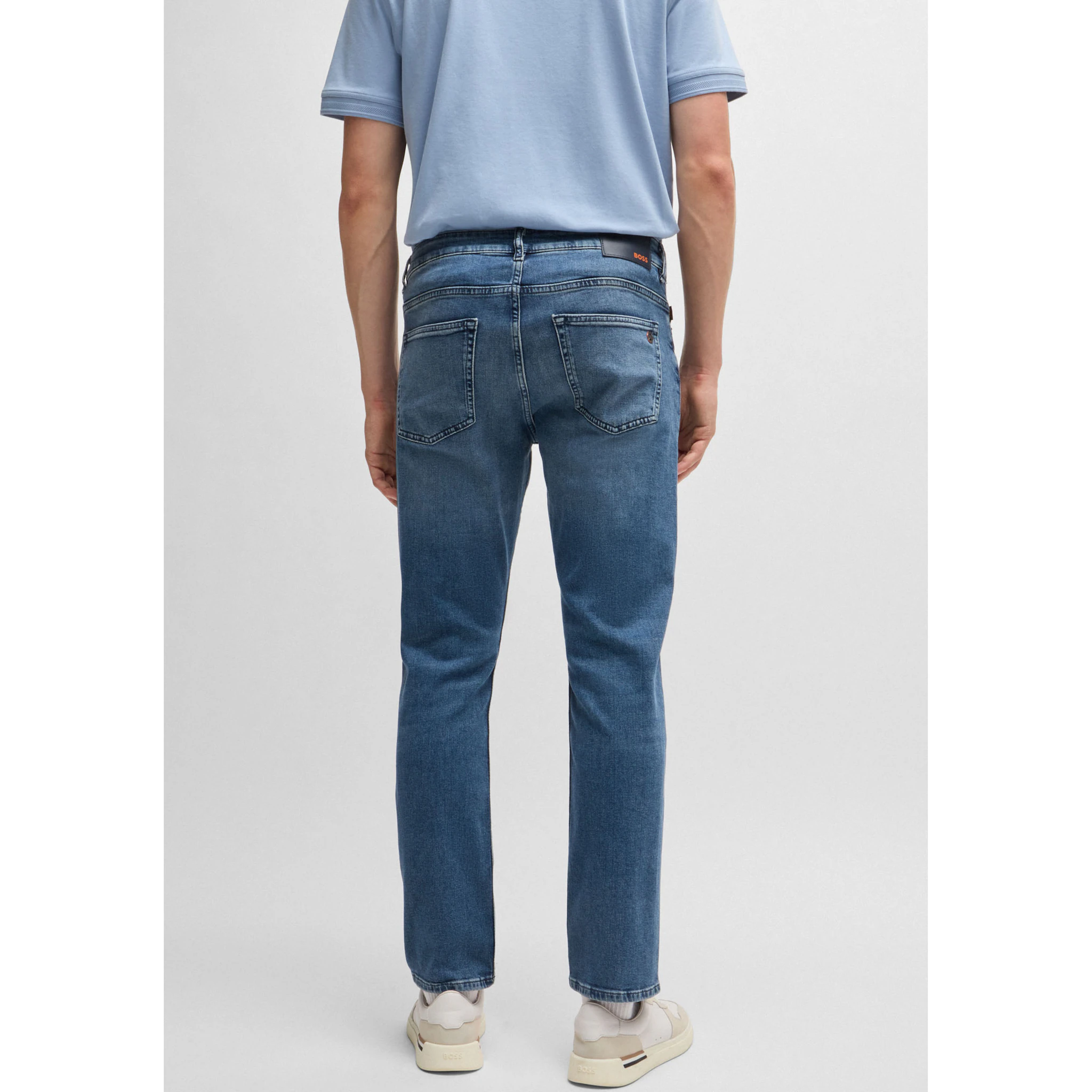 Узкие джинсы BOSS ORANGE "DELAWARE BO", цвет Medium Blue427 — фото 2