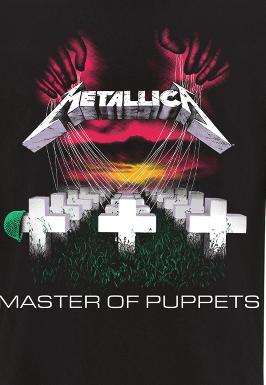 

Топ с длинными рукавами METALLICA MASTER OF PUPPETS Henry Tiger, черный