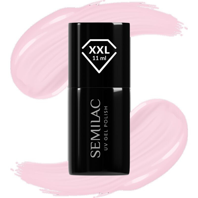 

УФ-лак для ногтей 002 Деликатный французский XXL Semilac, 11 ml