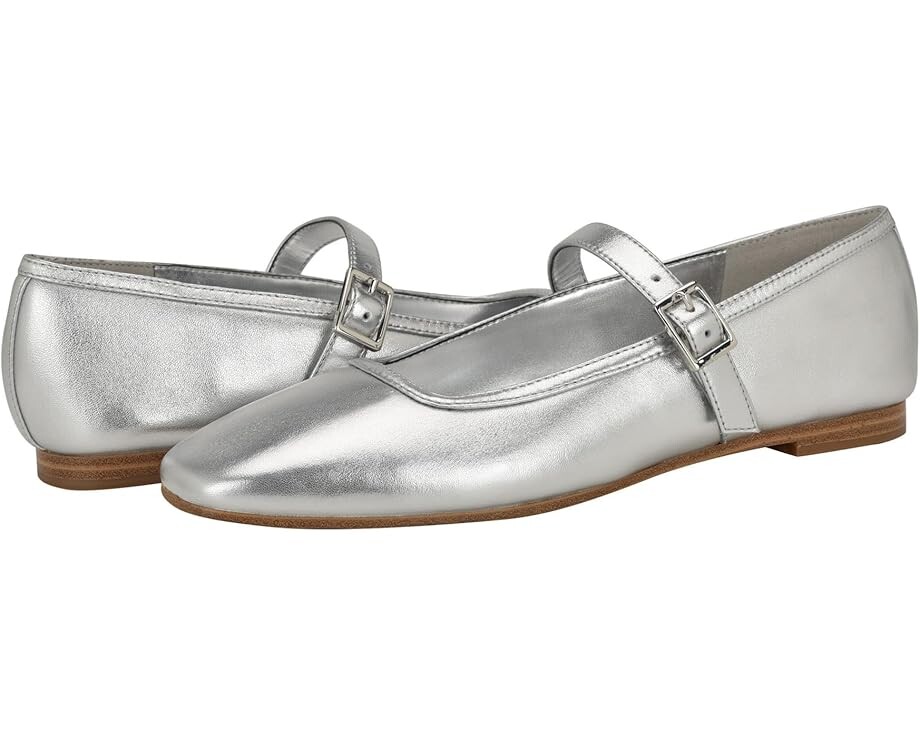 Туфли на плоской подошве Calvin Klein Greto, цвет Silver Leather
