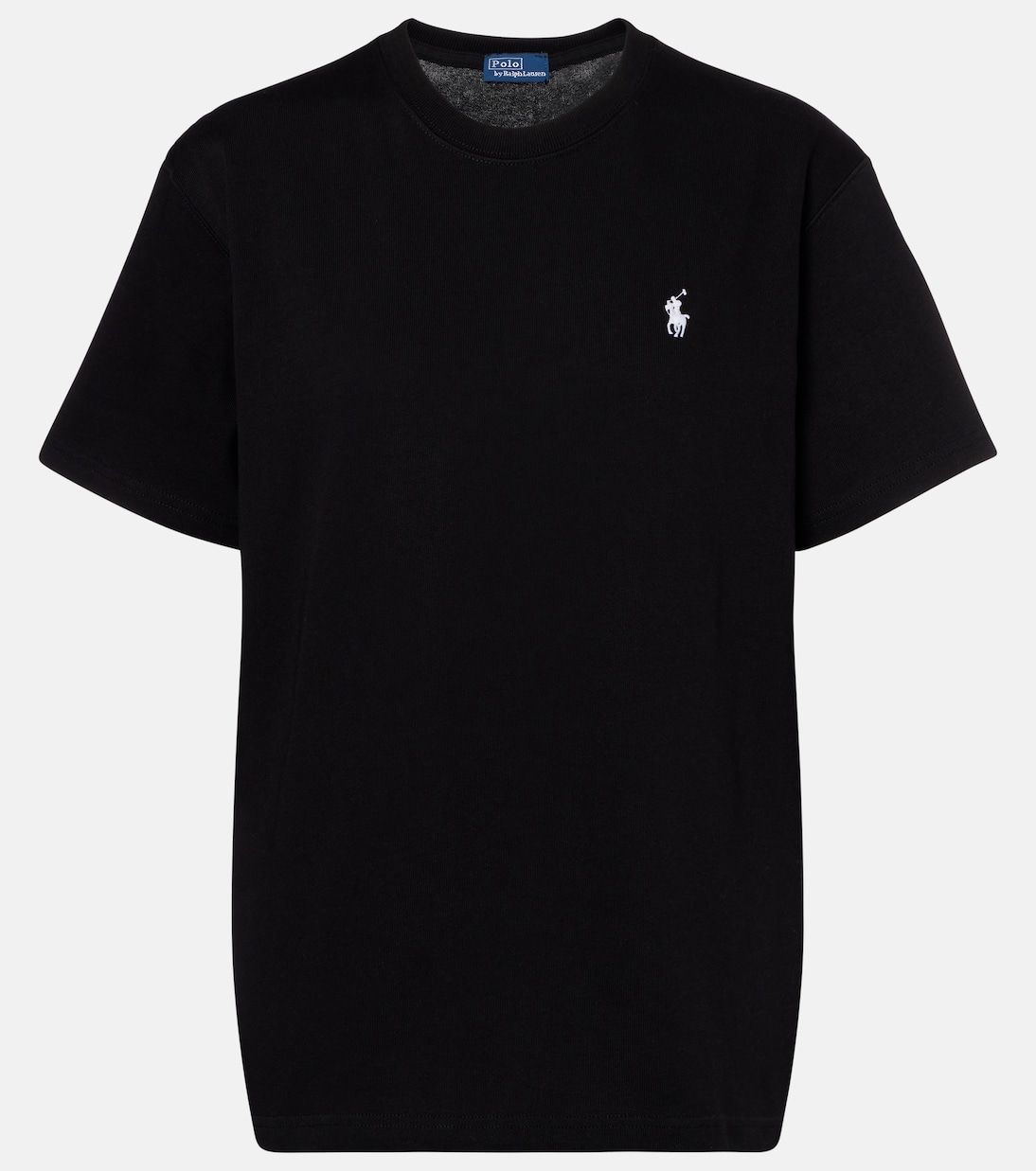 

Хлопковая футболка из джерси Polo Ralph Lauren, Polo Black