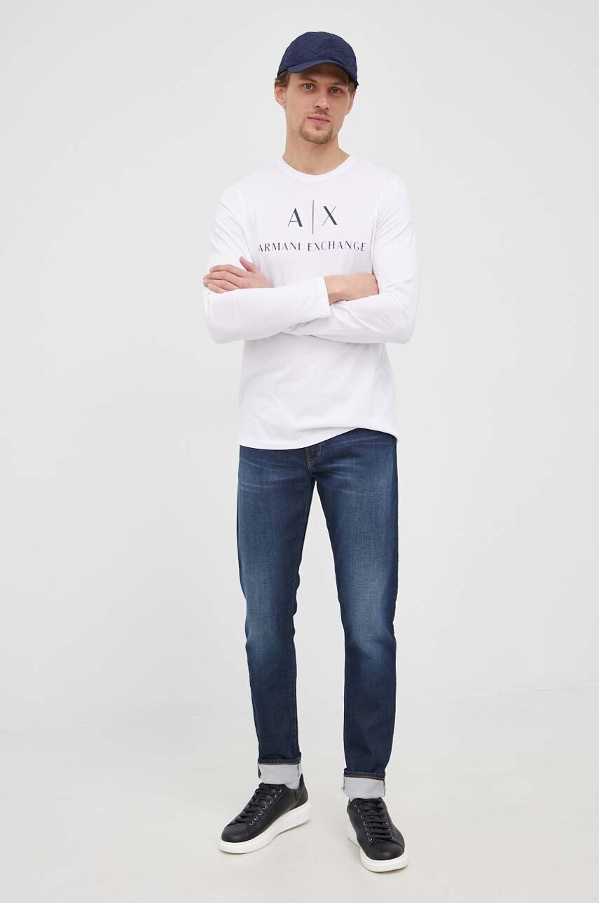 

Рубашка Armani Exchange с длинными рукавами, белый