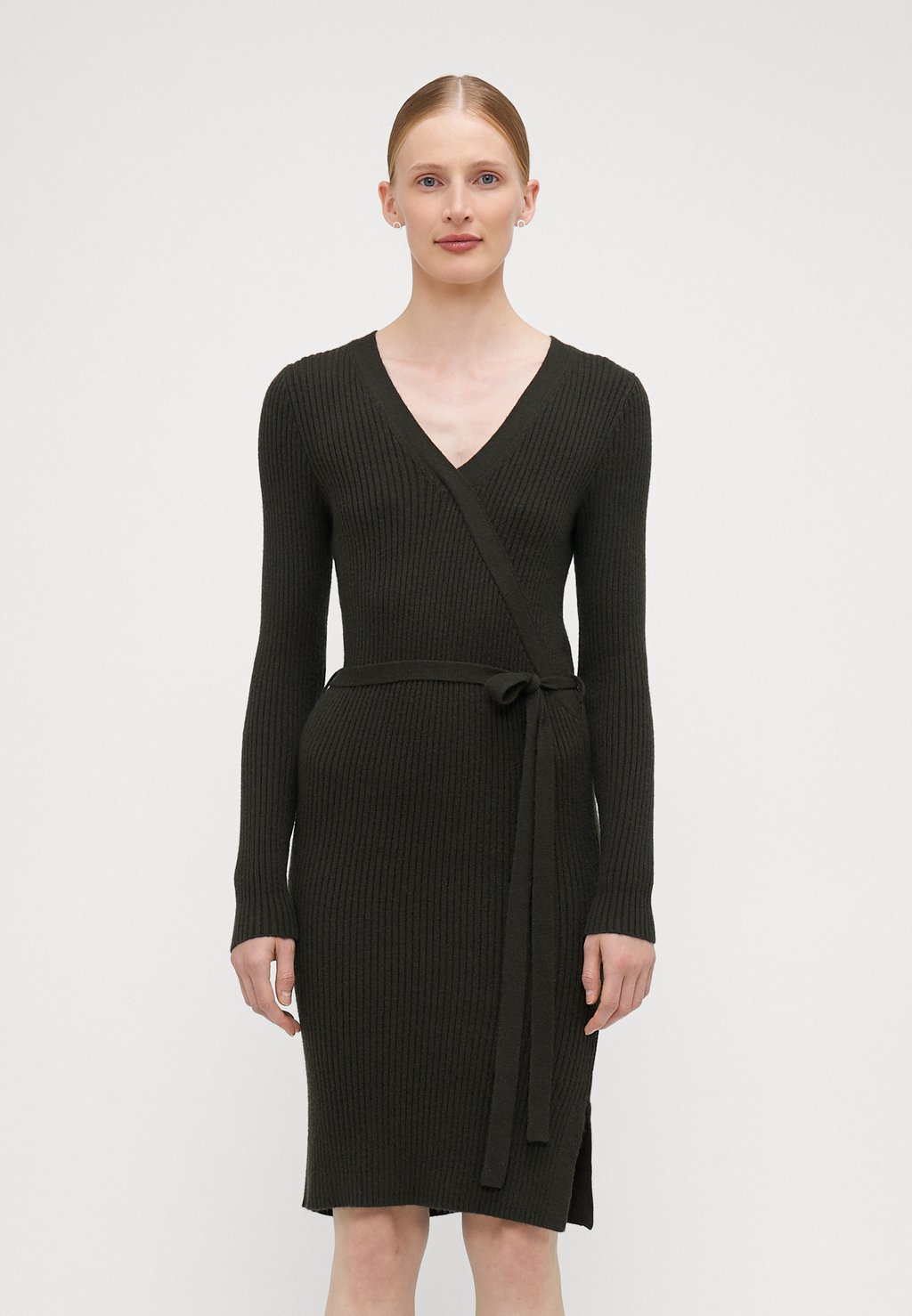 

Платье-футляр ONLVENLO WRAP DRESS ONLY Tall, темно-зеленый