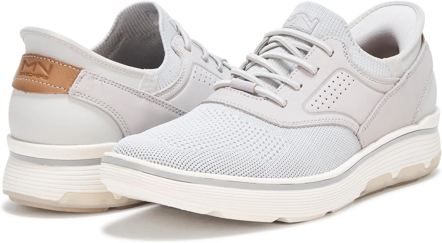 Туфли Skechers Men's Mark Nason Casual Glide Cell-Wester Oxford, Gray — фото 3