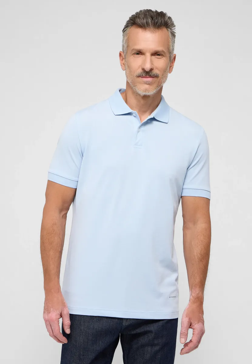 

Рубашка Eterna с короткими рукавами "SLIM FIT", голубой
