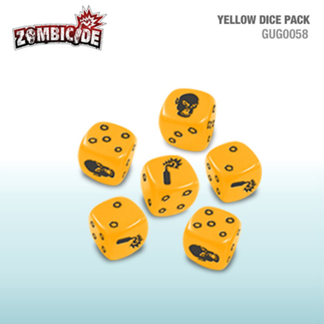 

Аксессуары Zombicide: Dice - Yellow