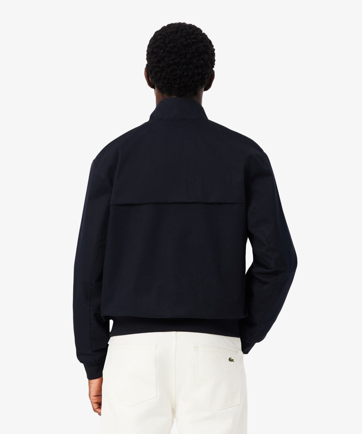 Ветрозащитная и водоотталкивающая куртка Харрингтон LACOSTE, Beige — фото 2