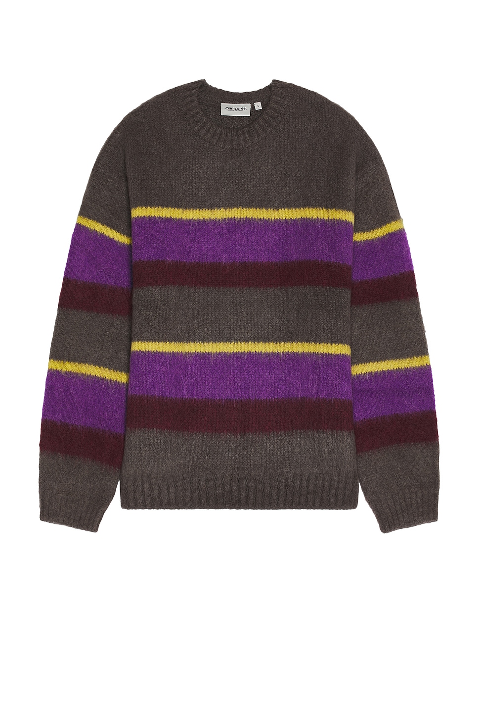 

Мертон Свитер Carhartt WIP, цвет Sundling Stripe & Aura