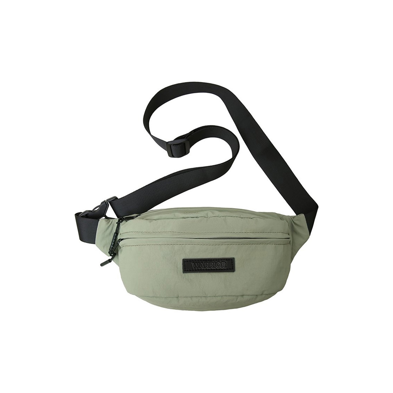 

WARRIOR Нейлоновая сумка-слинг Regular мужская черная/темно-зеленая