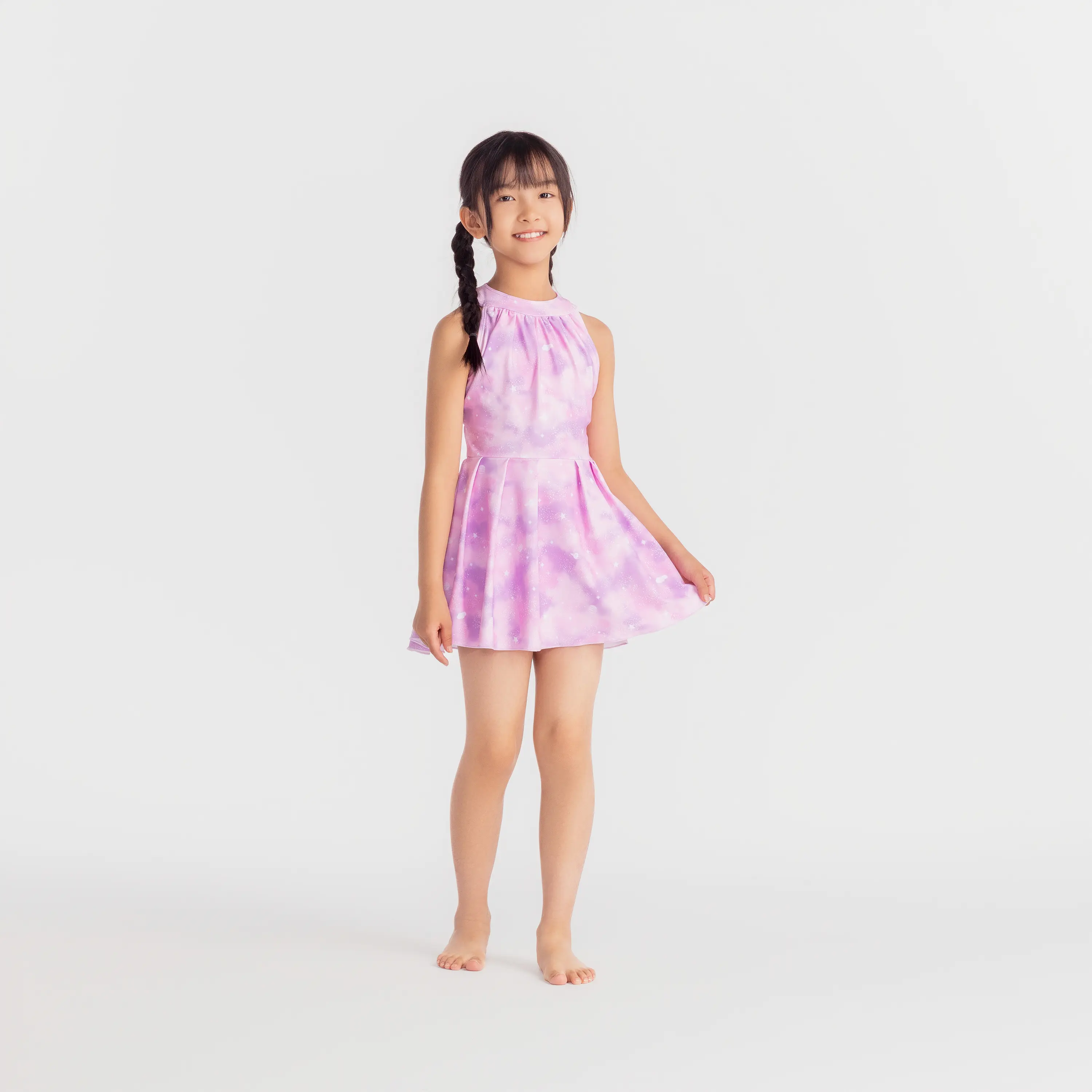 

Слитный купальник для девочек - 1P MINI AMBER SKY PINK OLAIAN