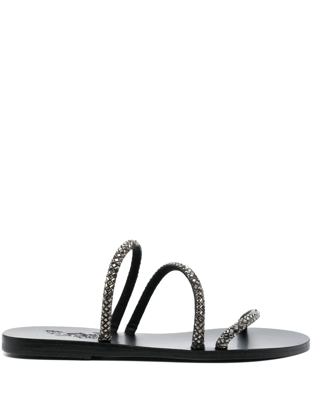 Сандалии Polytimi с кристаллами Ancient Greek Sandals, черный