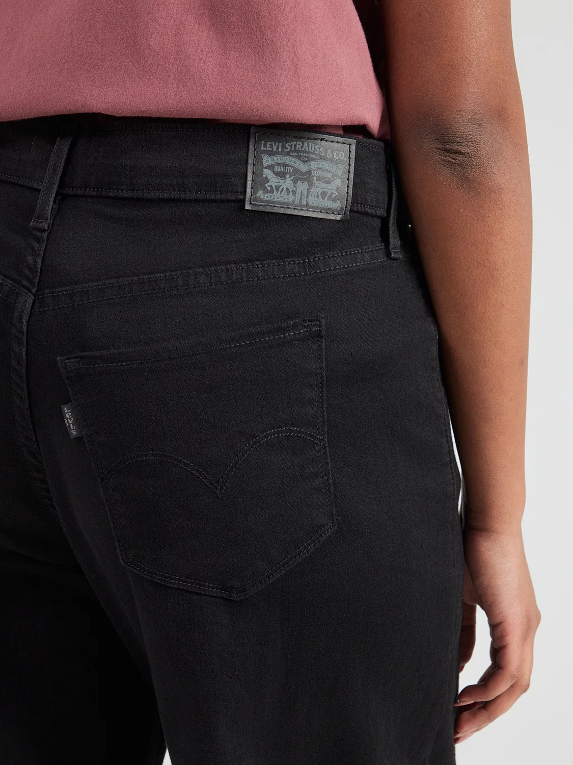 Широкие джинсы '318' Levi'S Plus, Black — фото 2