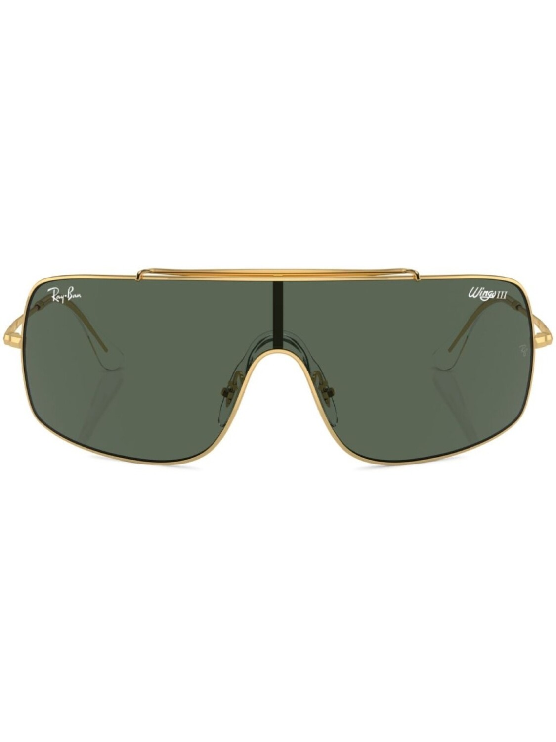 

Солнцезащитные очки в квадратной оправе Ray-Ban, золотой