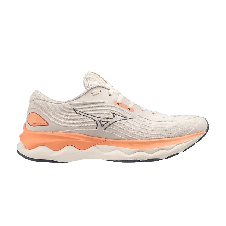 

Кроссовки Mizuno Wmns Wave Skyrise 4 Salt White Coral Reef, кремовый