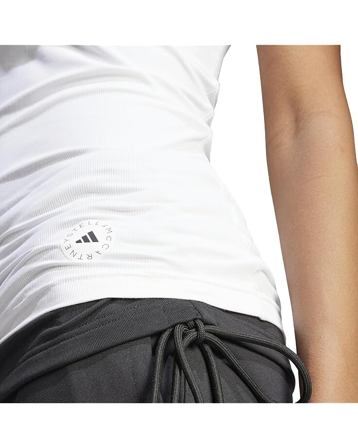 Топ adidas Rib Tank IN3623, белый — фото 4