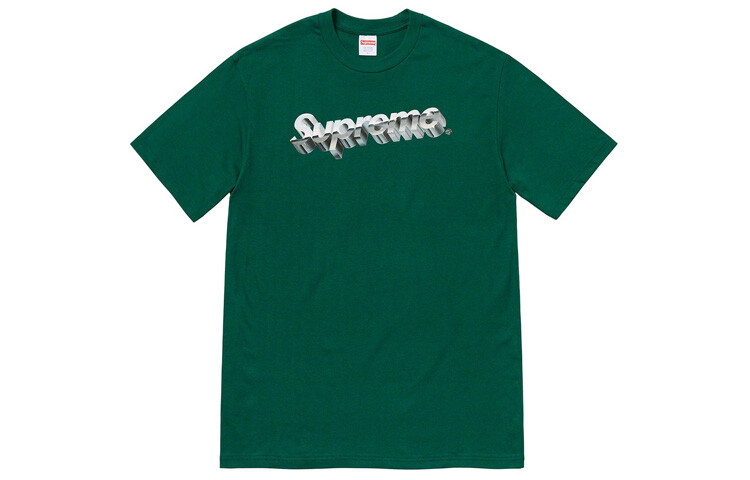 Футболка Supreme Chrome Logo, черный — фото 3
