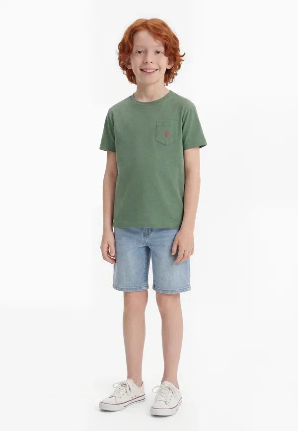 Футболка базовая Polo Ralph Lauren, цвет хаки