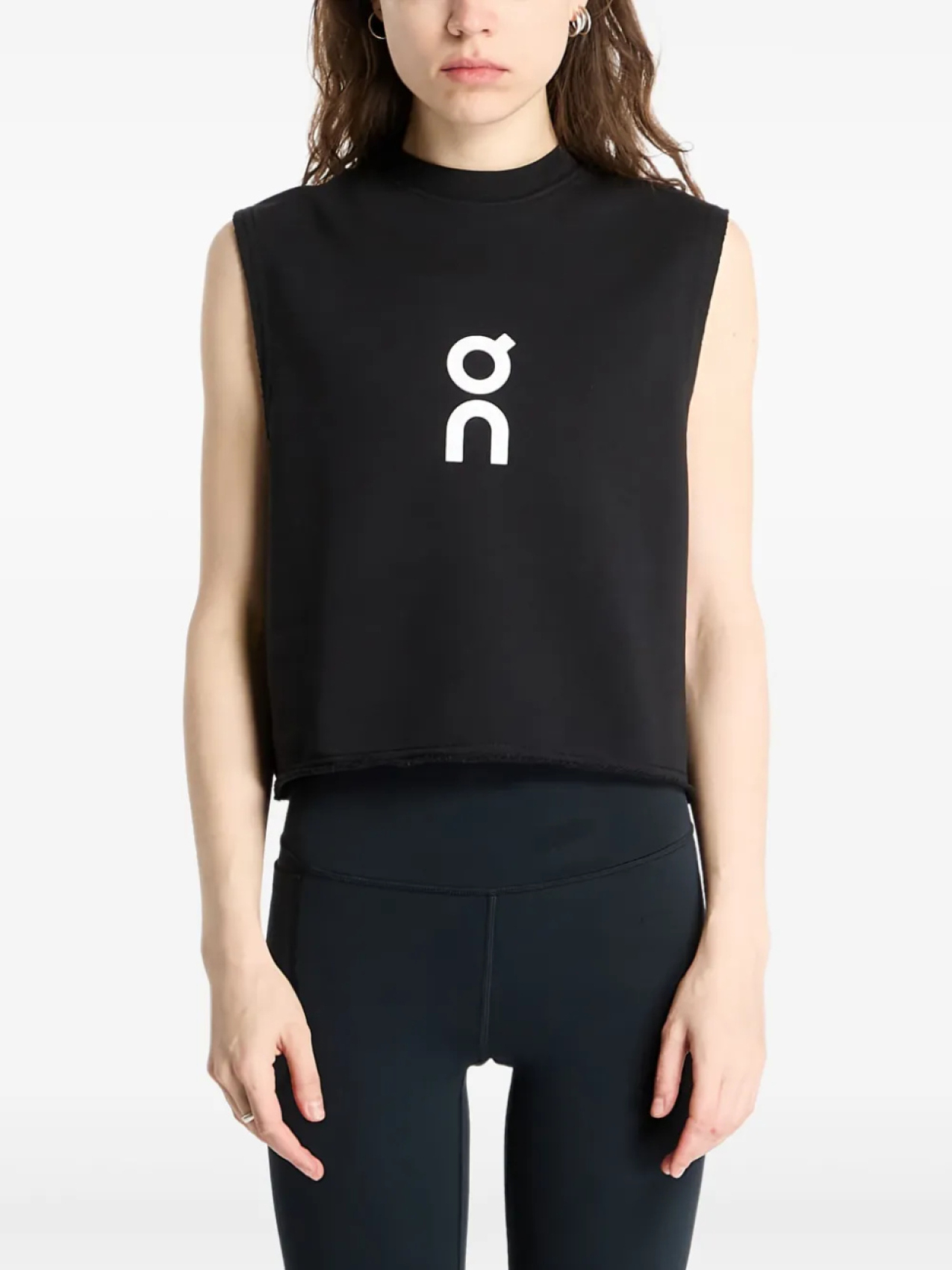 

On Running спортивный топ с логотипом, черный