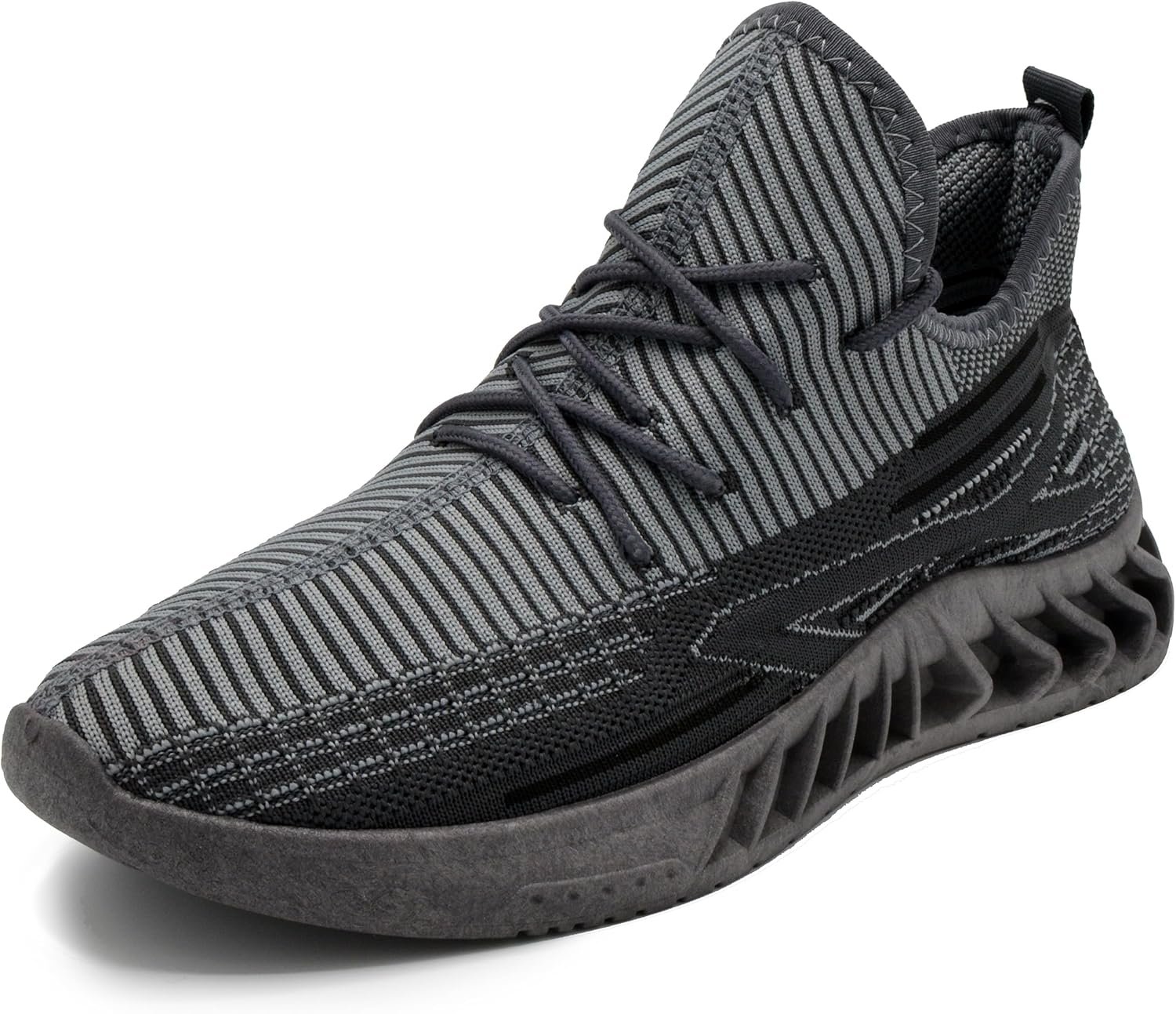 

Мужские трикотажные кроссовки-джоггеры AKADEMIKS, дышащие беговые кроссовки для спорта и повседневной носки, серый