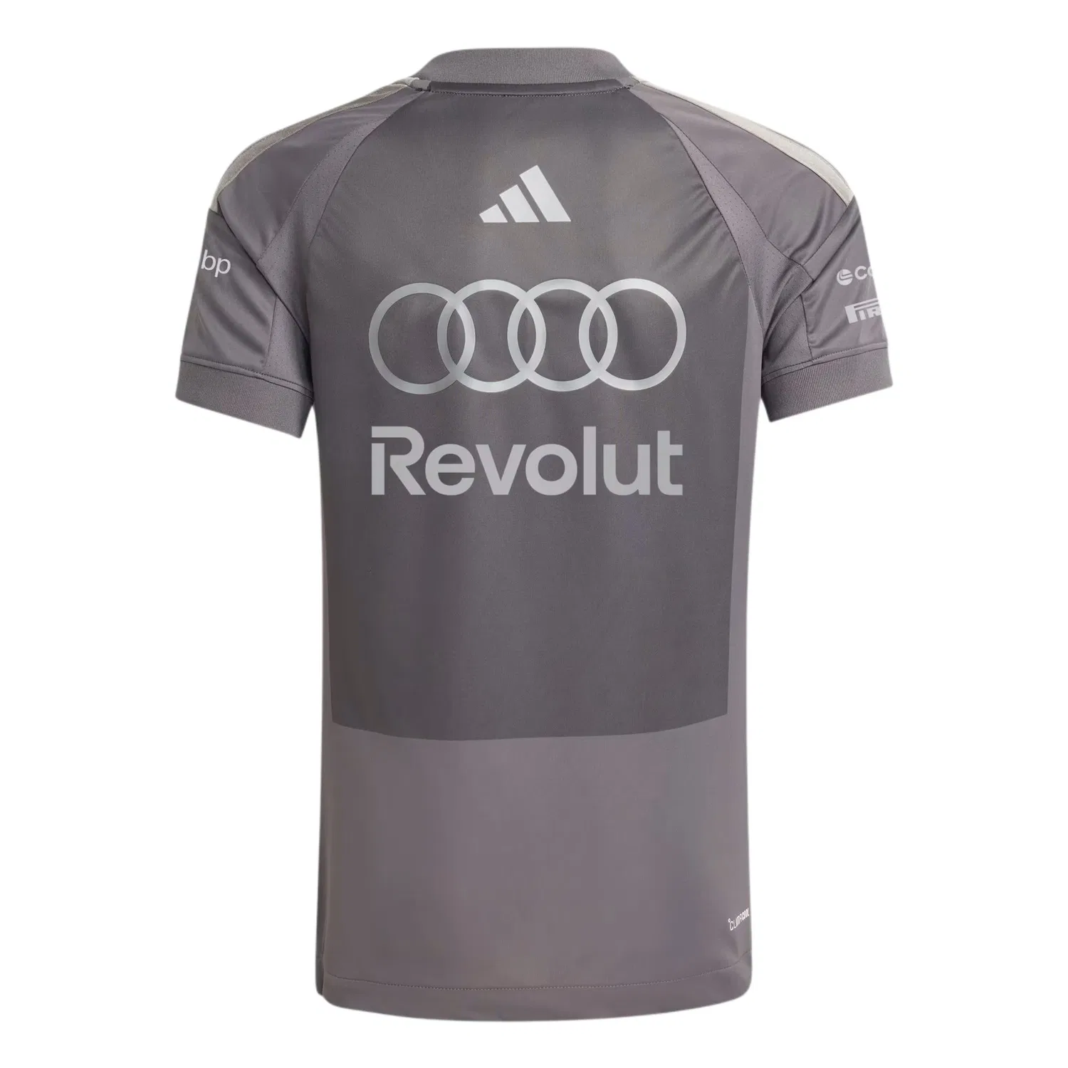 Футболка детская Adidas x Audi F1 Plaster/Iron Gray — фото 3