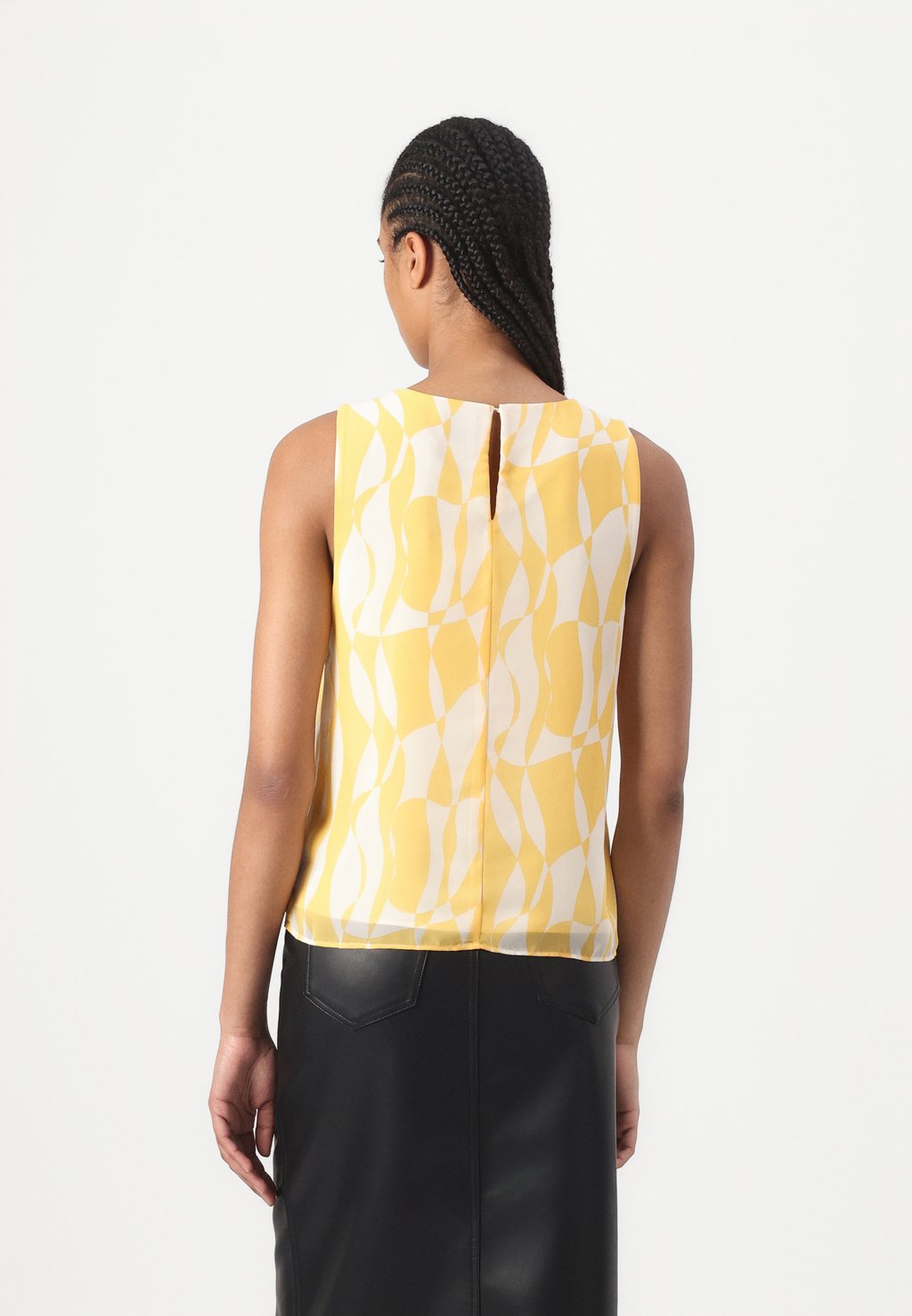 Топ Calvin Klein, желтый — фото 3