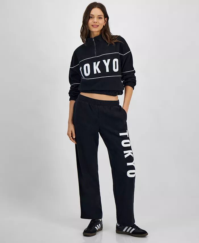 

Спортивные штаны Tokyo Fleece Graphic Sweatpants для юниоров Rebellious One, черный
