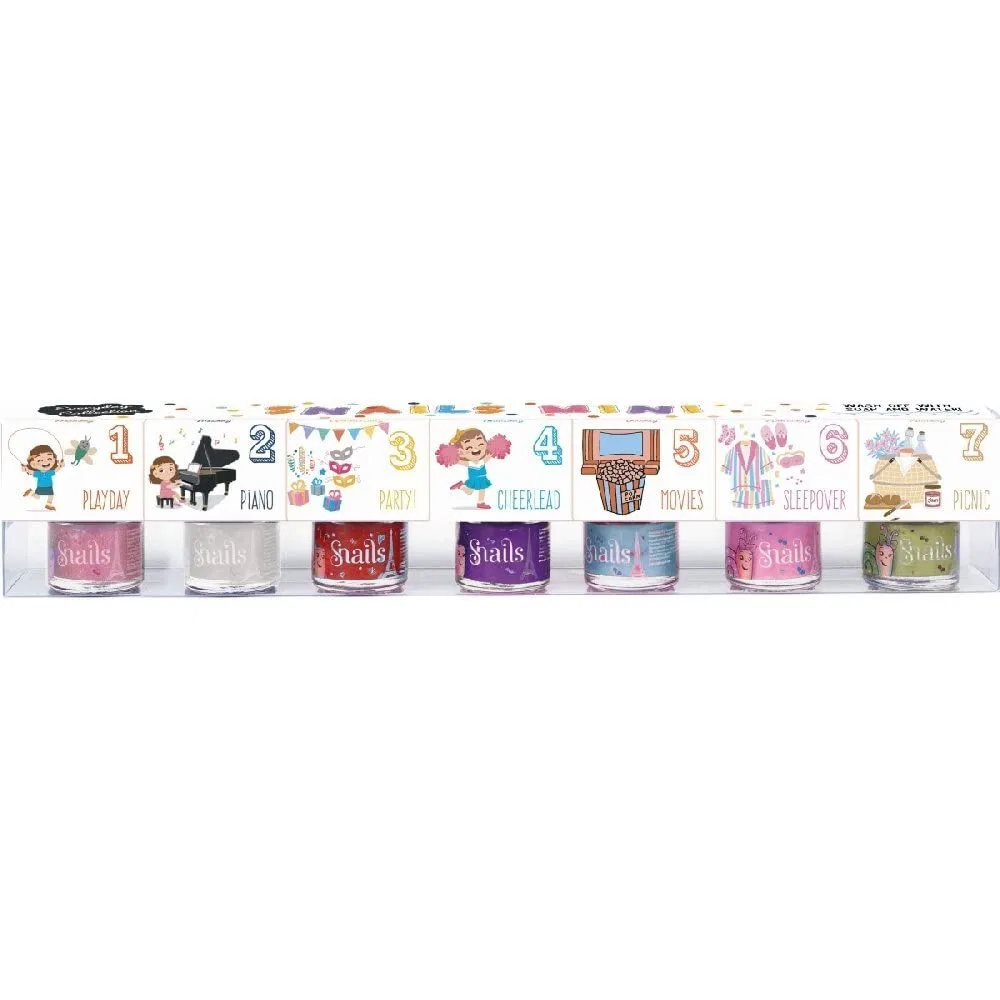 Детский подарочный набор лаков для ногтей Snails Mini Snails Safe Nails, Gift Set