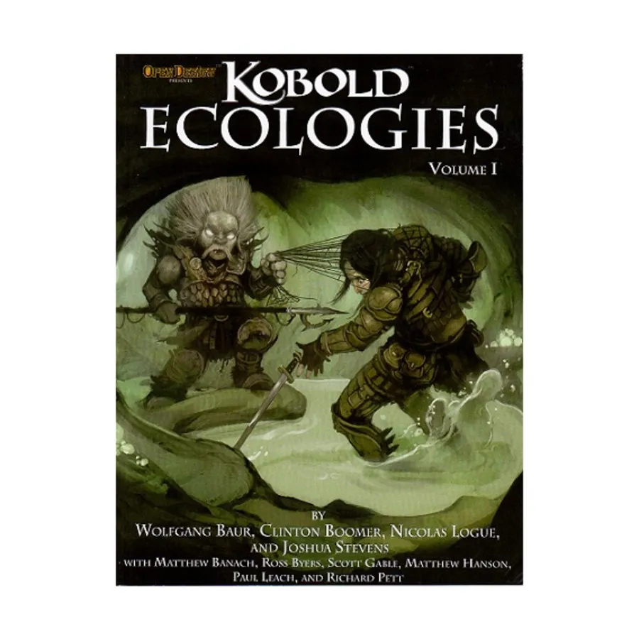 

Kobold Ecologies, Vol. 1, Fantasy Supplements & Game Design Handbooks (Kobold Press), мягкая обложка