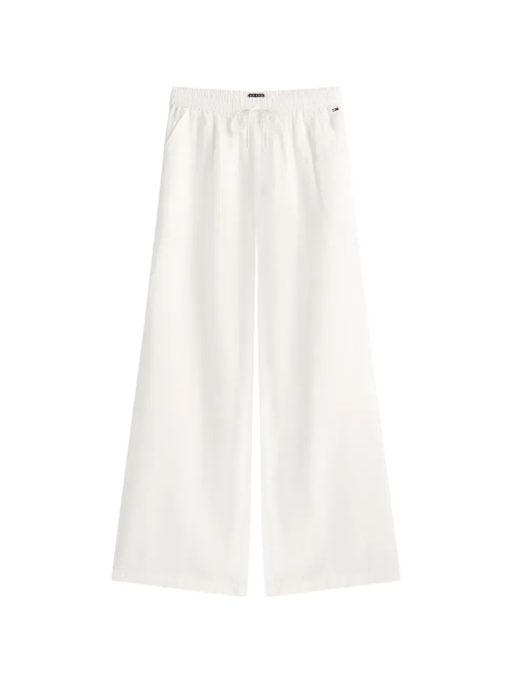 Брюки-палаццо на шнуровке Tommy Hilfiger, белый