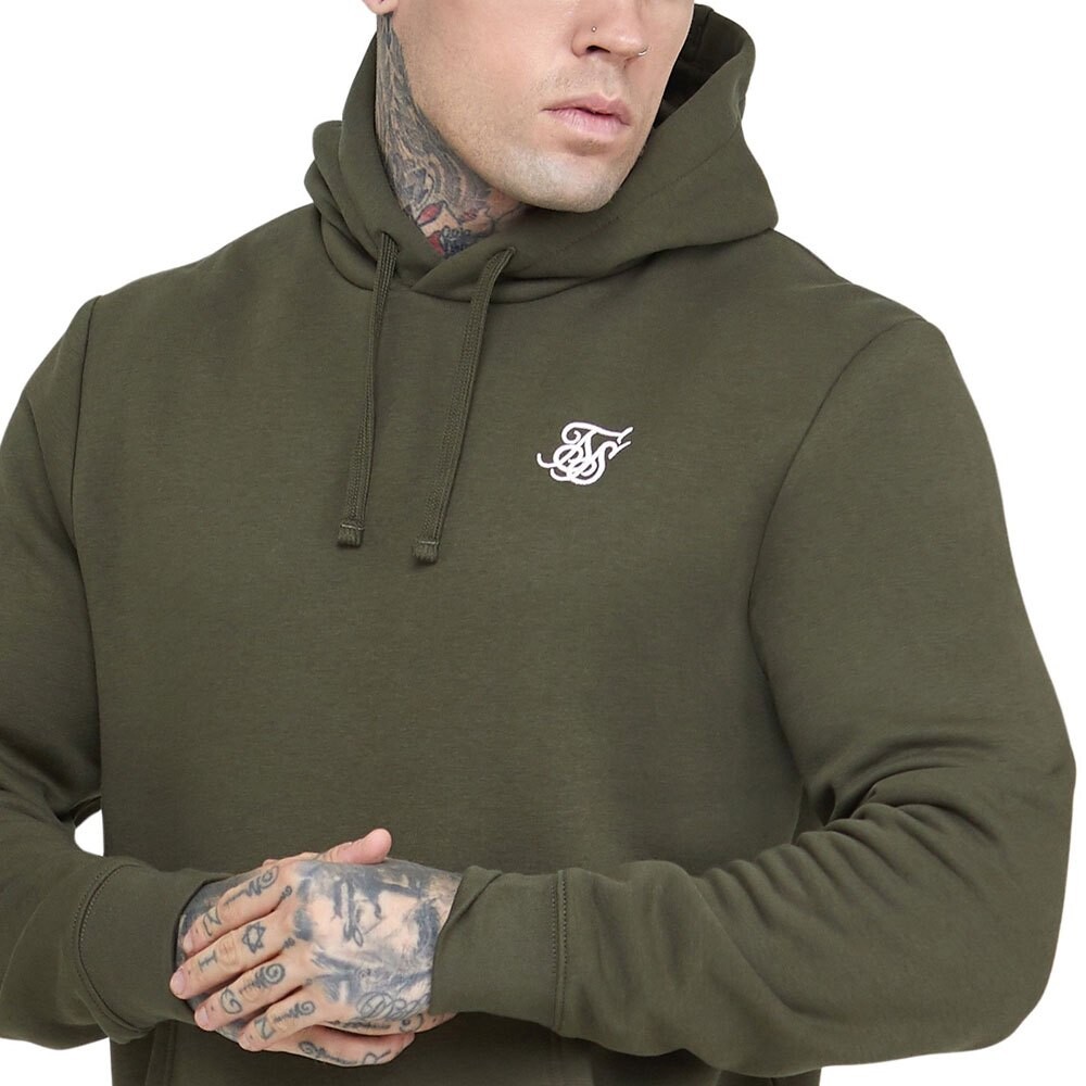 

Худи Siksilk Essential Overhead, зеленый